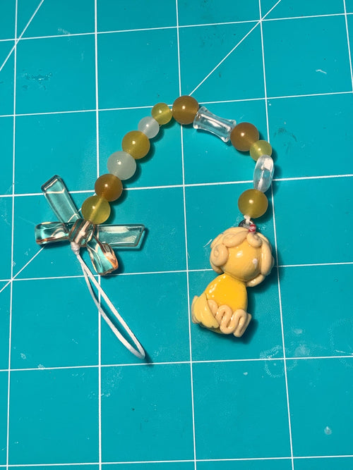 Banana milkshake Minmin phone charm