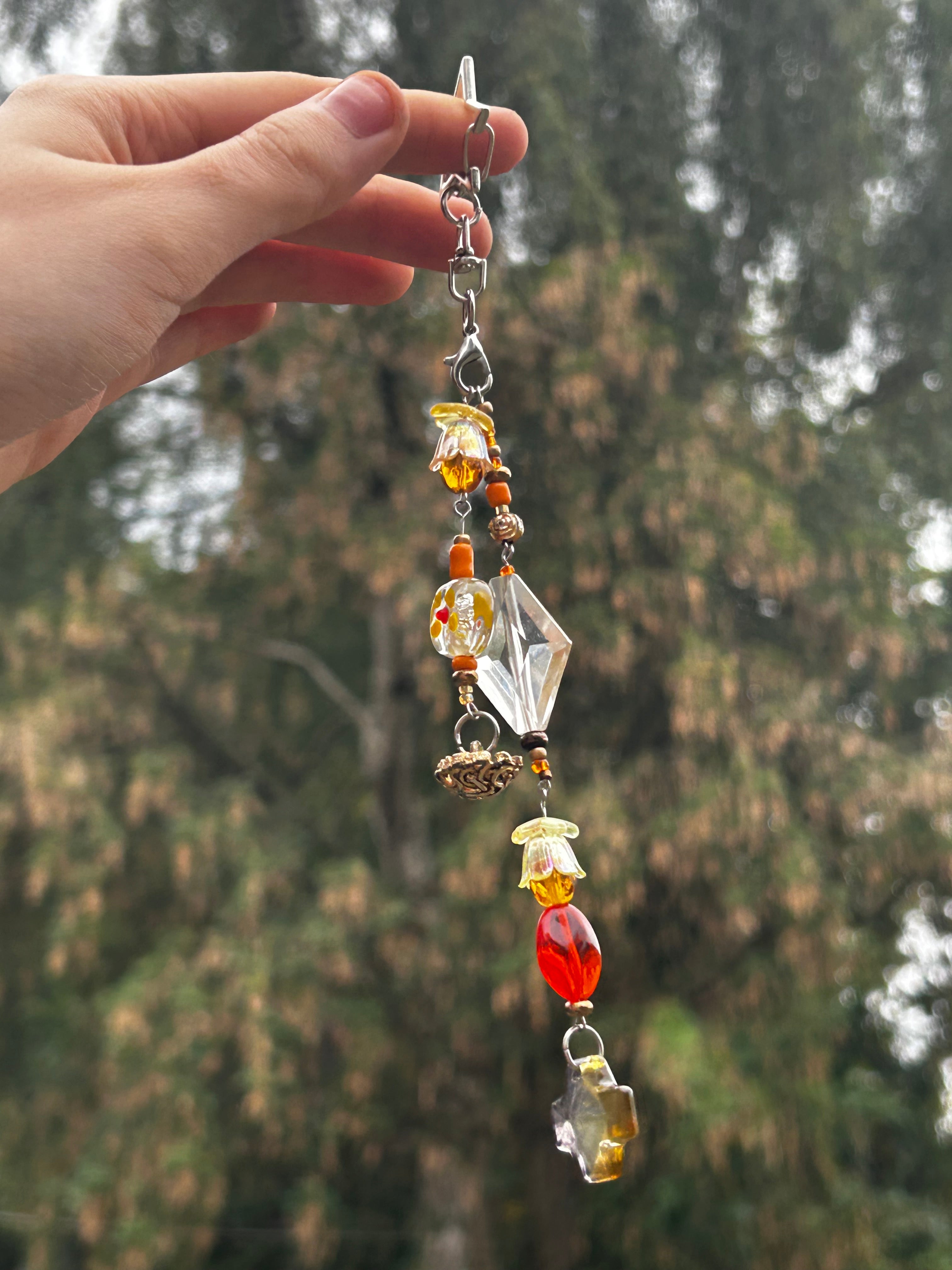 Pumpkin Spice 🎃 Recycled Bag Charm