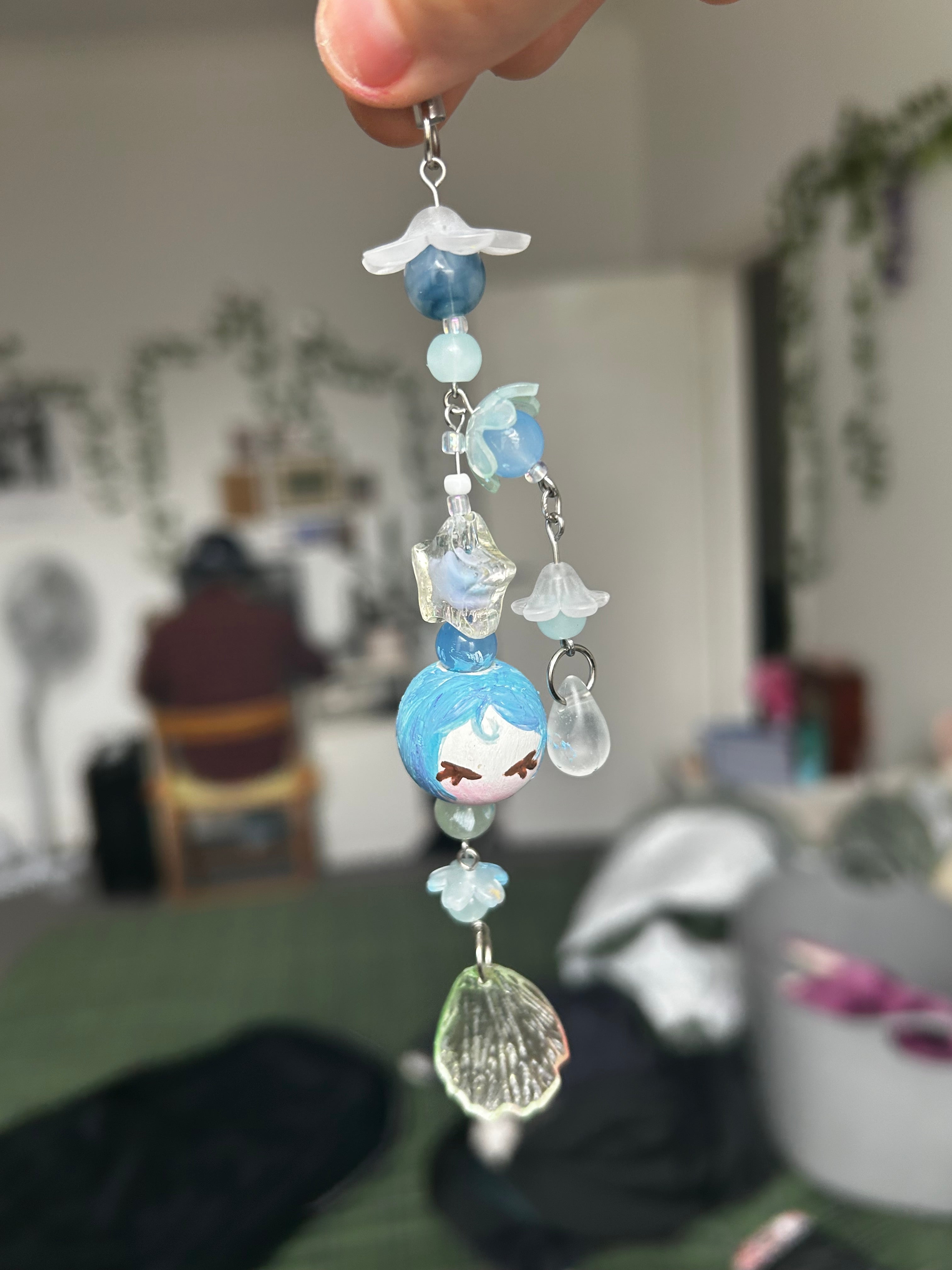 Blue garden 🪻Minmin Head Phone Charm