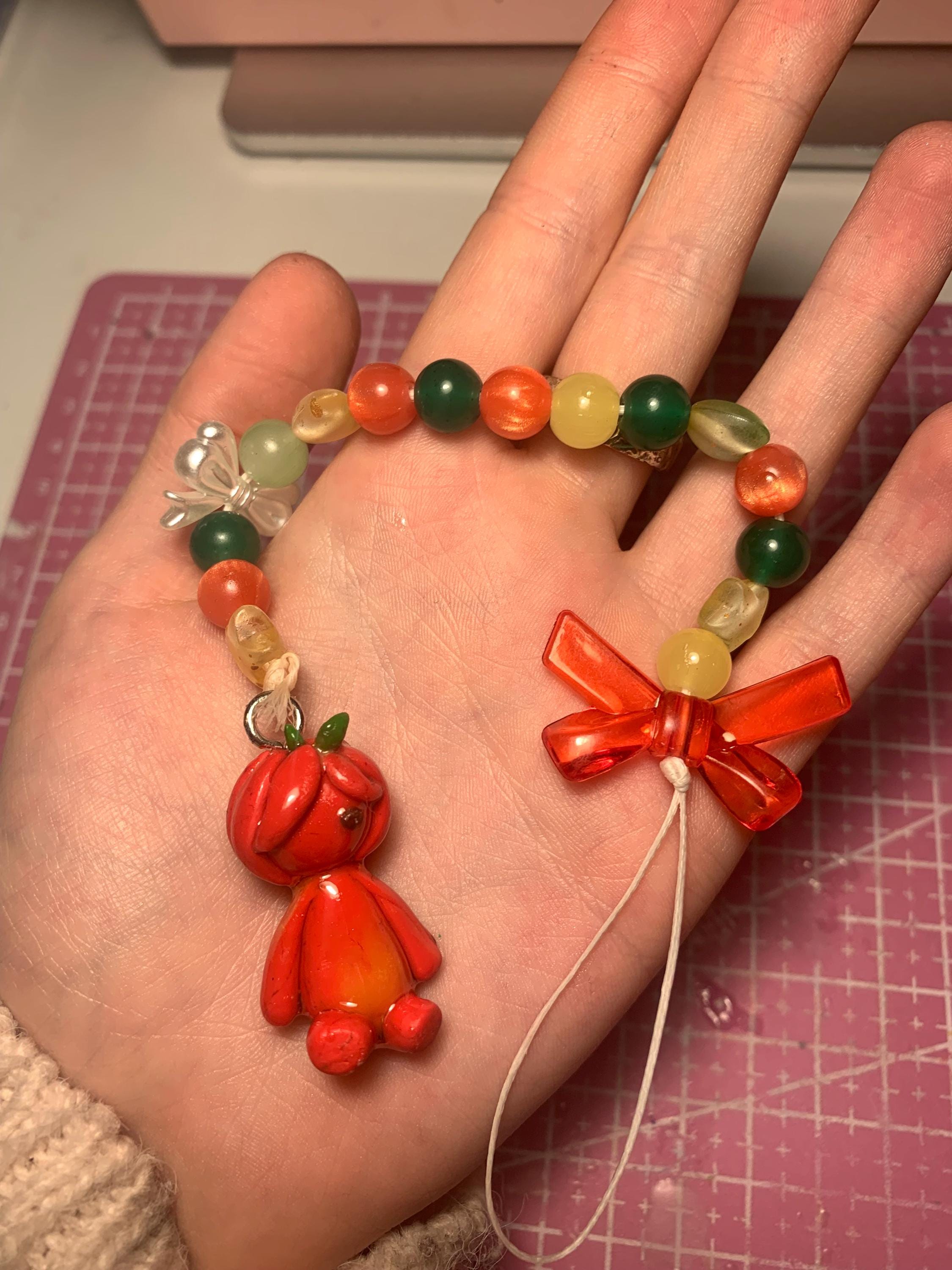 Tomato Minmin phone charm