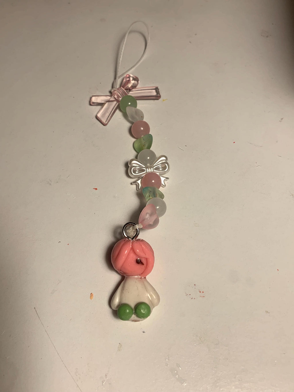Tricolour dango Minmin phone charm