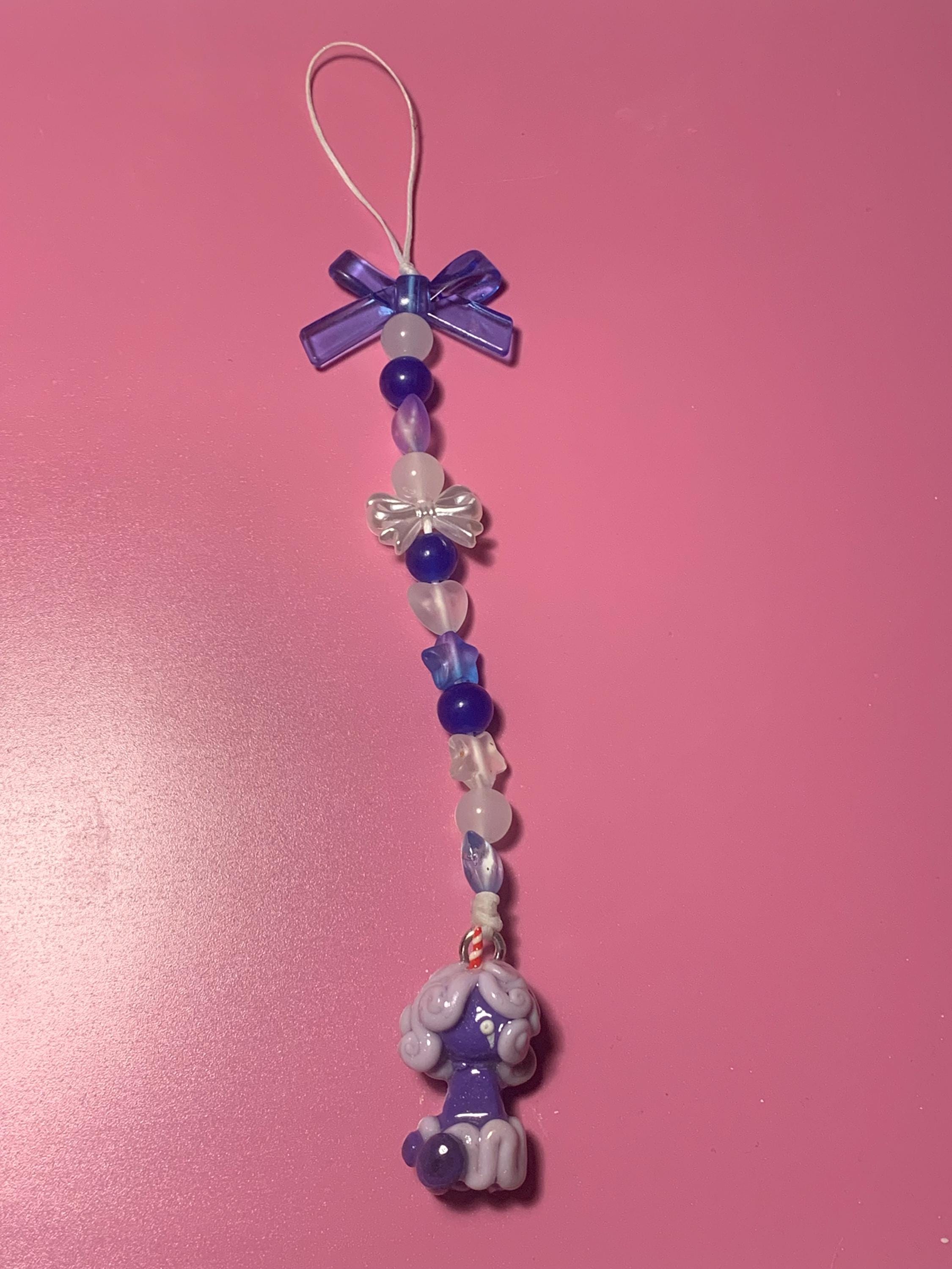 Blueberry milkshake Minmin phone charm