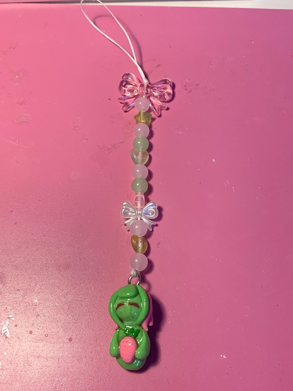 Strawberry Matcha Minmin phone charm