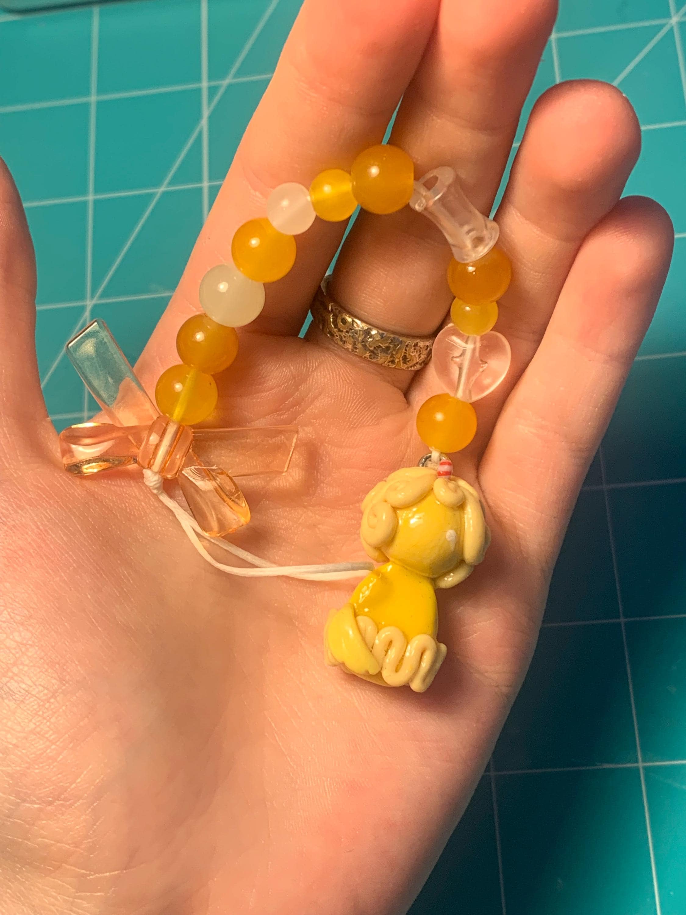 Banana milkshake Minmin phone charm