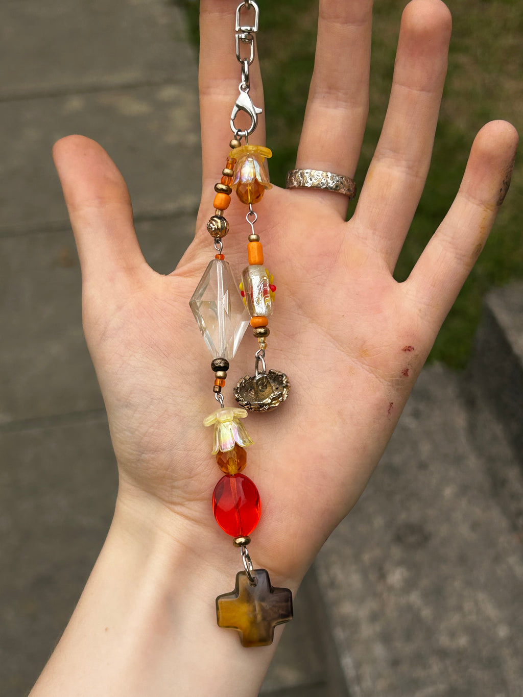 Pumpkin Spice 🎃 Recycled Bag Charm