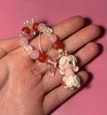 Strawberry milkshake Minmin phone charm