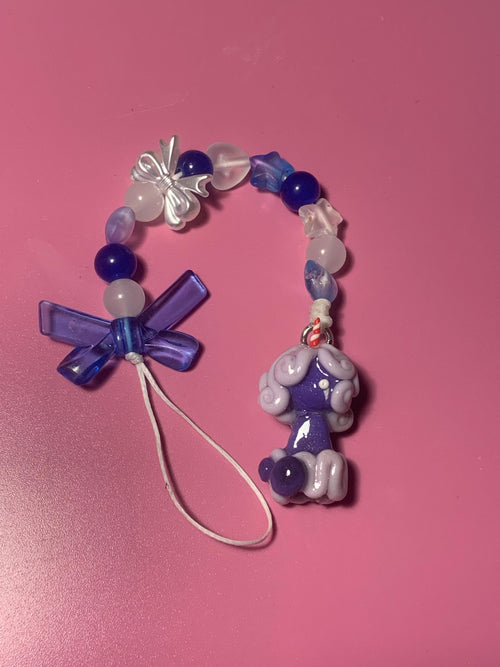Blueberry milkshake Minmin phone charm